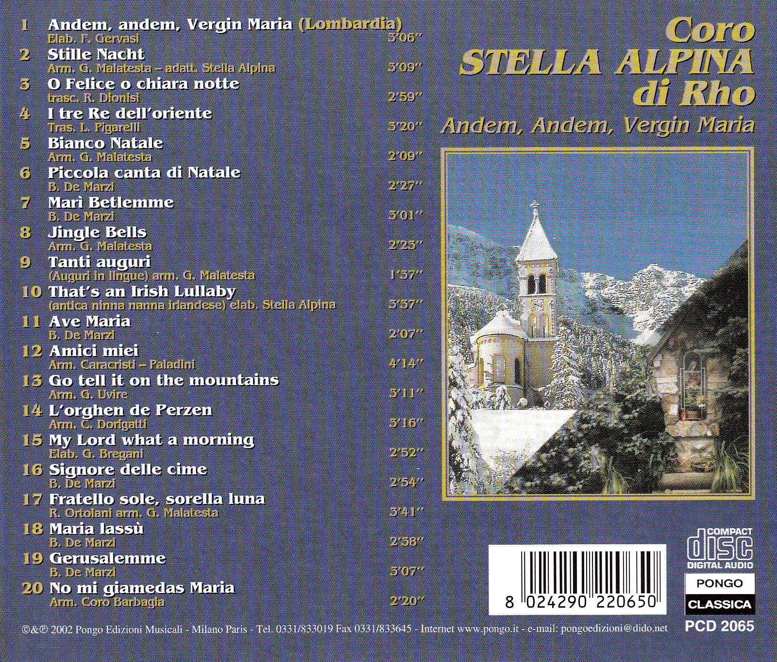 cd andem andem vergin maria retro