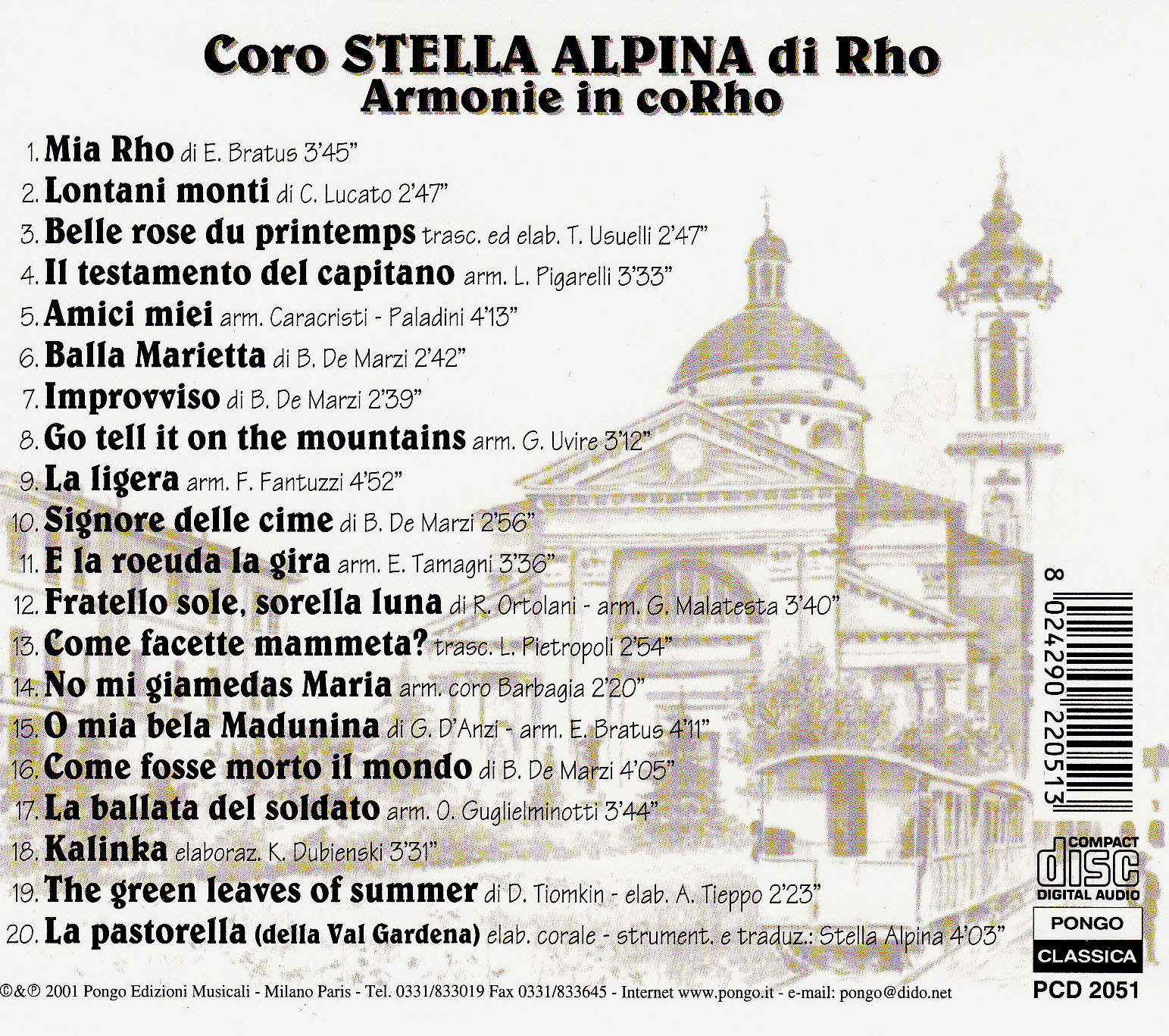 cd armonie in corho retro